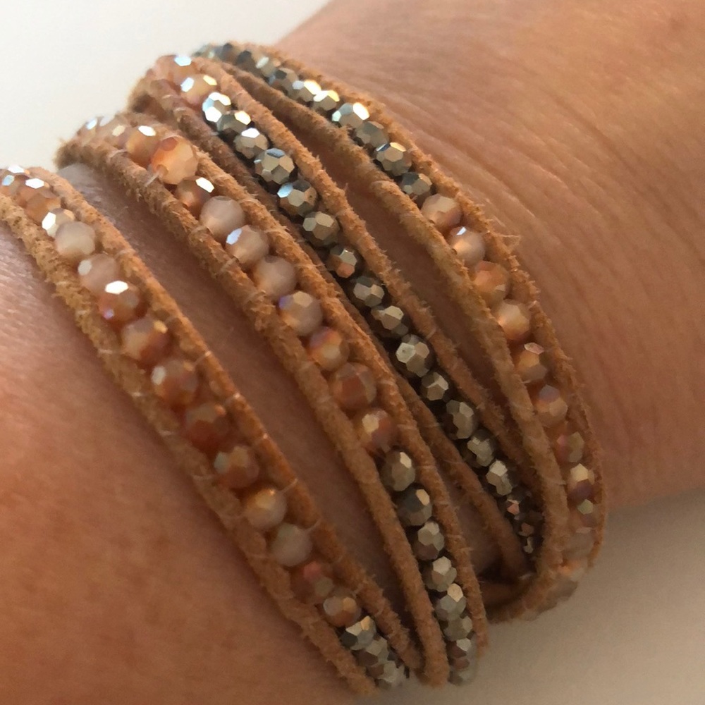 Club Monaco Beaded Wrap Bracelet. FREE WITH PURCHASE OF ANOTHER ITEM OVER $25